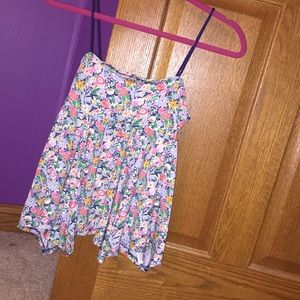 flower tank top!!